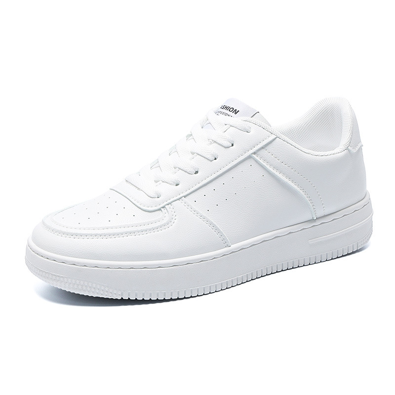 Spring Men's Shoes New breathable white shoes men's Korean-style fashionable all-Match platform sports casual sneakers men