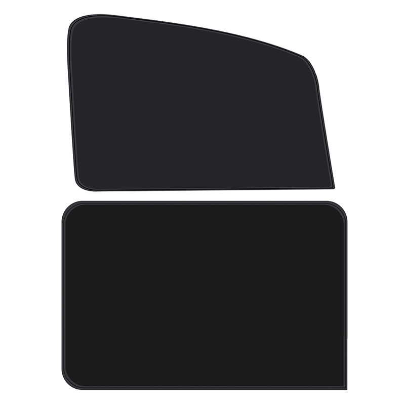 Heat insulation opaque vinyl coating magnetic car curtain shading curtain 10 strong magnetic car magnetic sunshade curtain
