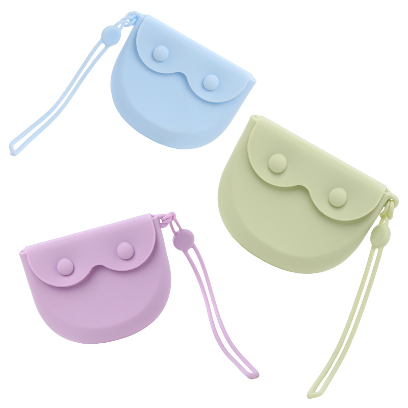 Braces box holder storage box silicone pinch bag portable portable silicone braces box item storage box