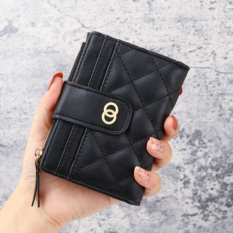 Factory wholesale wallet women's high-end all-match 20% discount coin purse multi-function multi-card card bag women's simple coin bag