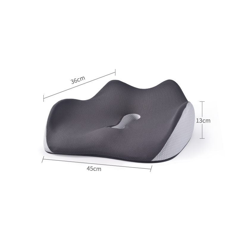 New cross-border Amazon slow rebound memory foam cushion thickened office chair hemorrhoid seat cushion breathable