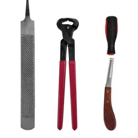 14-inch three-piece shoe-repairing tool shoe-cutting pliers shoe-cutting file shoe-repairing knife horseshoe-cutting board file HoofTrimming