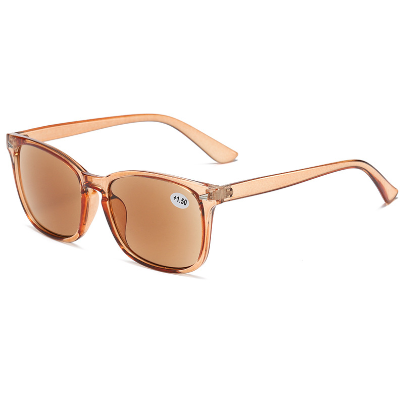Cross-border foreign trade HD gray sun reading glasses summer blocking UV glasses classic rice nails wholesale
