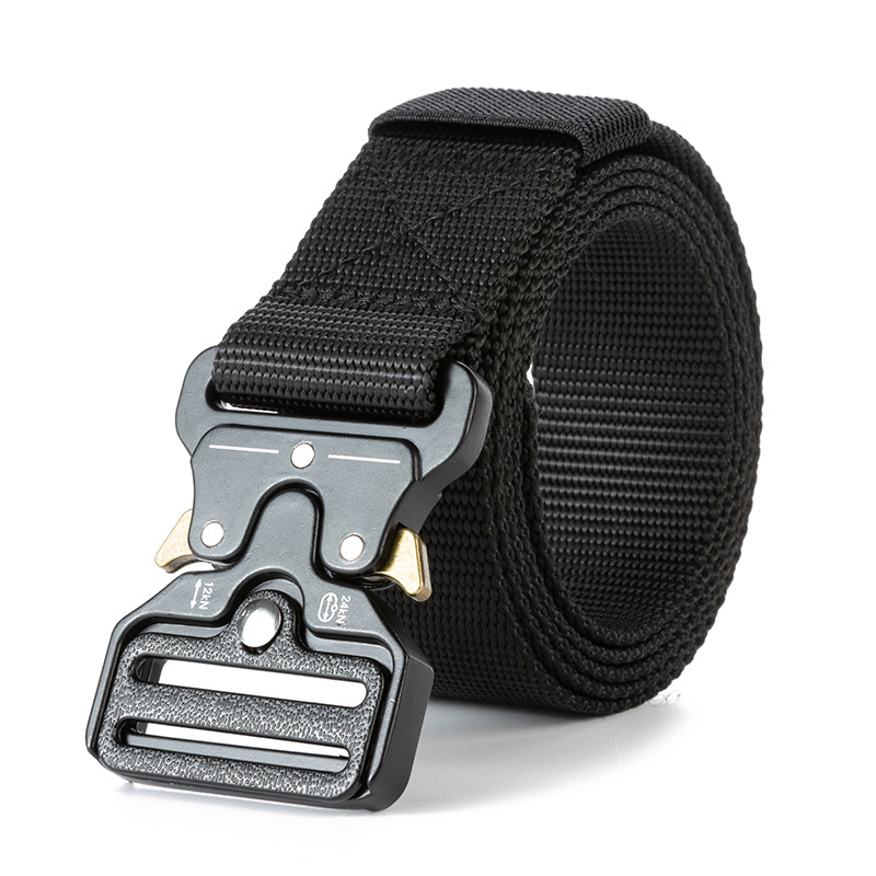 Cobra tactical belt men's outdoor nylon buckle belt student military training overalls belt manufacturers wholesale
