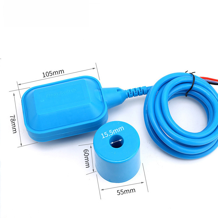 Elico Silicone Float Switch Cable Type Liquid Level Float EM15-2 Water Level Controller Corrosion Resistance and High Temperature Resistance
