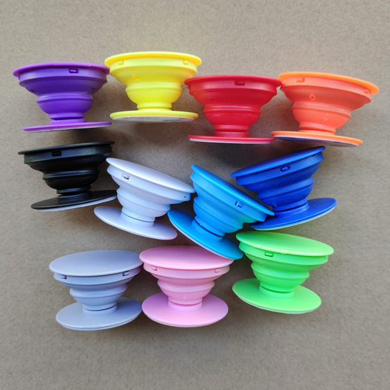 Mobile phone airbag bracket telescopic bracket logo drop glue cartoon flat groove airbag bracket manufacturers
