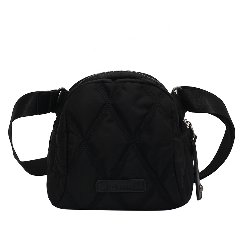 Bag Women's 2021 New Crossbody Bag ins Popular Large Capacity Simple All-match Western Style Broadband Rhombic Shell Bag