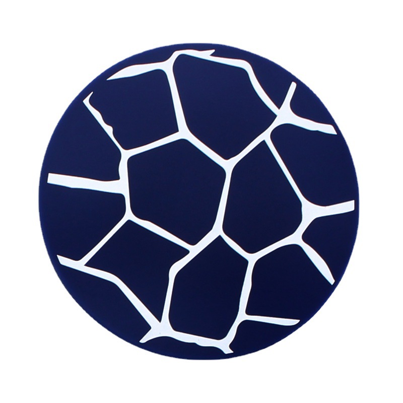 Creative 10cm silicone coasters round soft anti-skid insulation pad storage bracket suit printing wine cup mat