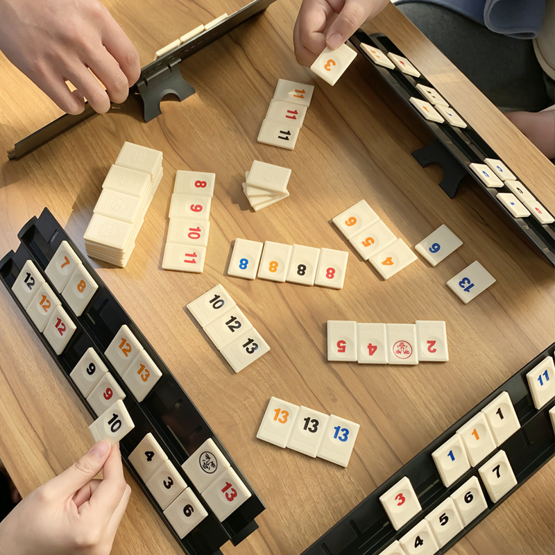 Cross-border Israel mahjong Standard Edition digital game card adult leisure party secret card table game educational toys