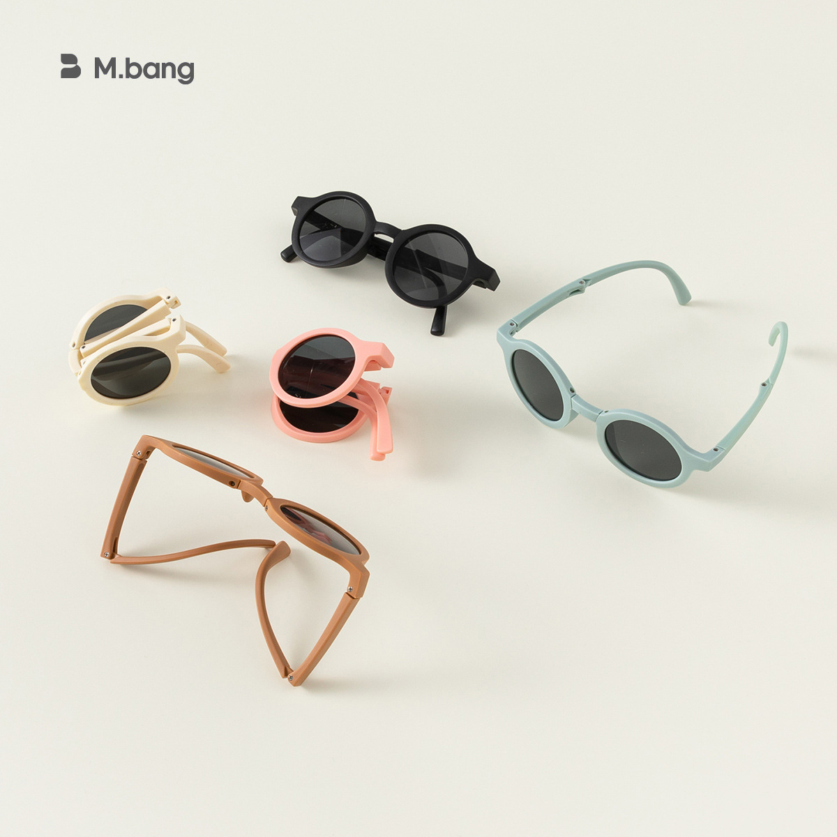 Yubao Children's Wear Children's Sunglasses Foldable Sunglasses Boys Sunscreen Glasses Girls Sunshade Glasses PS23001