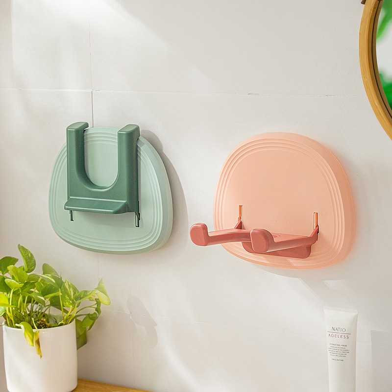 Nachuan wall-mounted folding hair dryer storage rack punch-free bathroom toilet hair dryer hair dryer storage rack