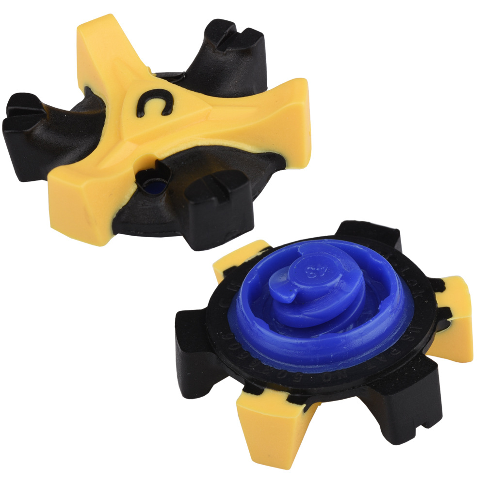 Hot selling golf spikes ball spikes quick rotation removal spikes TPU movable spikes quick rotation