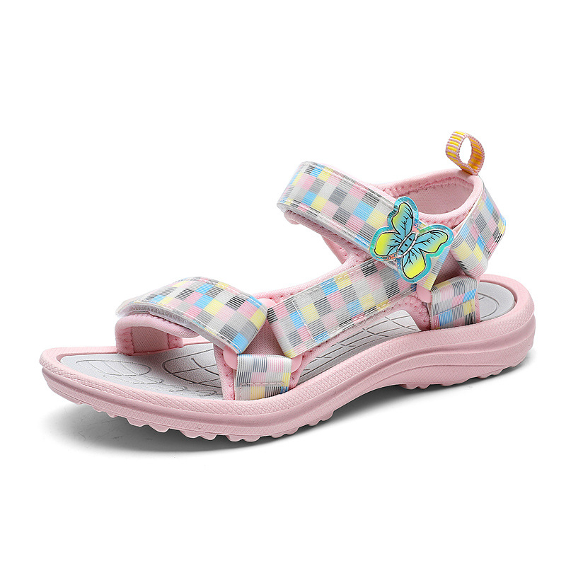 2022 summer new girls sandals princess style children's fashion beach shoes EVA non-slip soft bottom women's shoes