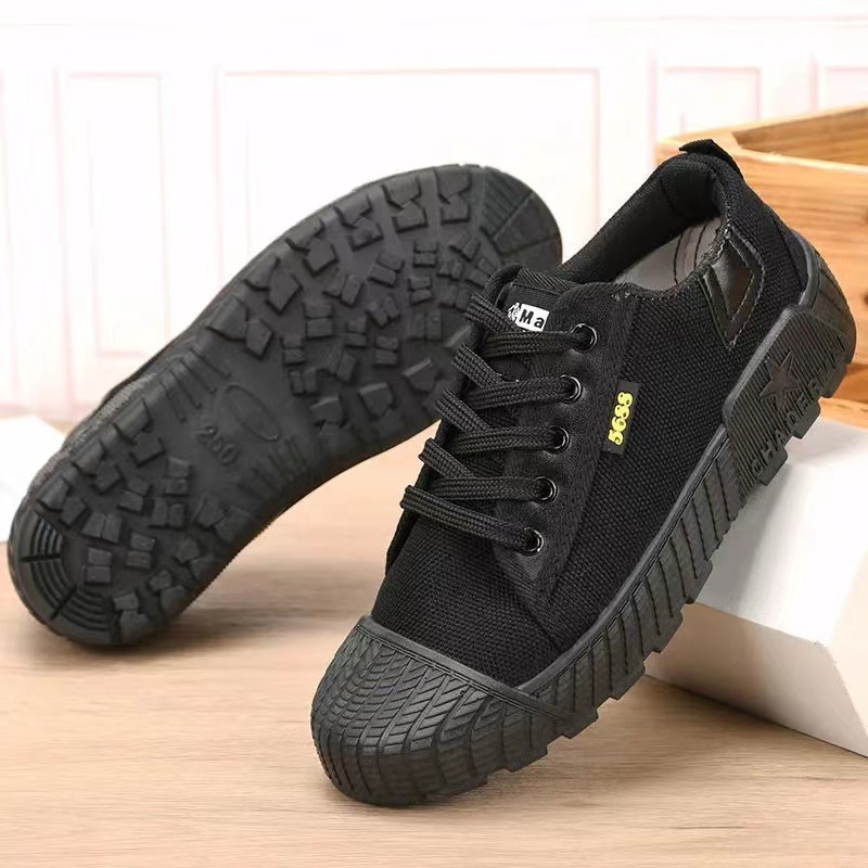 Spring release shoes new casual canvas breathable outdoor site wear-resistant labor protection a generation of wholesale