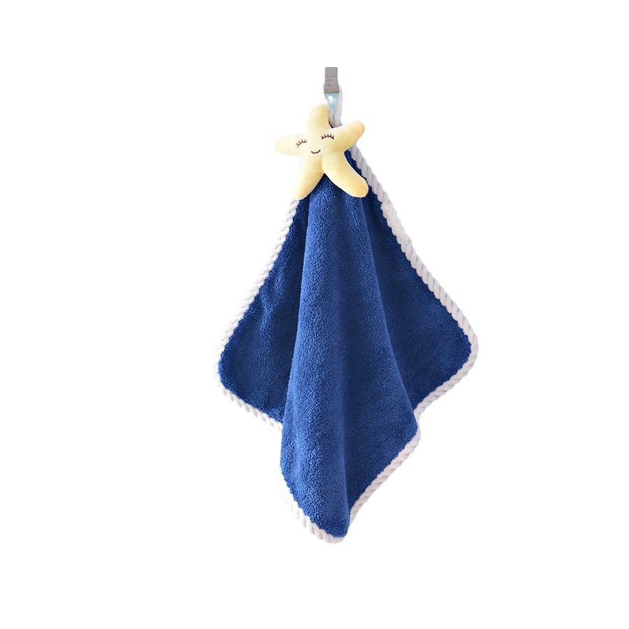 Cartoon Thickened Coral Fleece Hand Wipe Hand Gifts Children's Baby Gift Styling Towel Kindergarten Gift Box Square