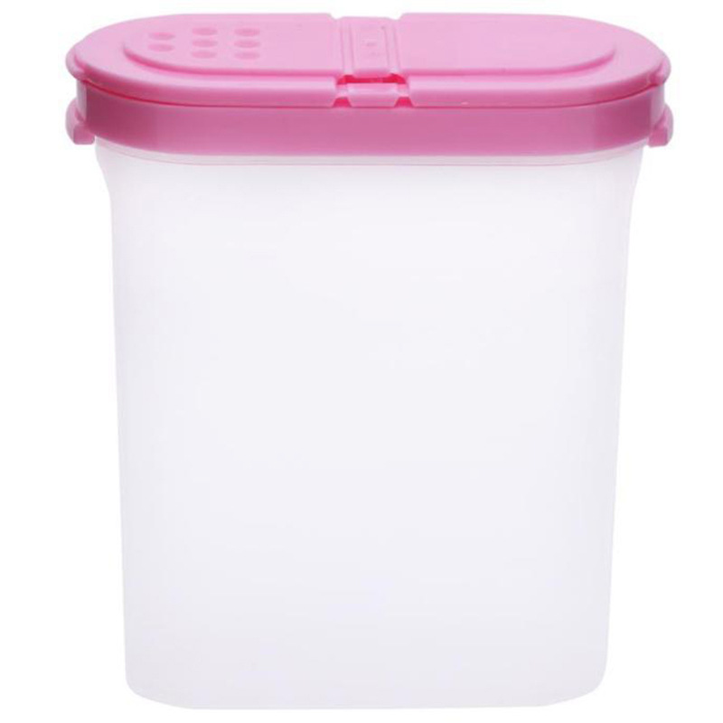 250ML double open lid seasoning Jar Kitchen salt MSG pepper seasoning jar moisture-proof dustproof insect-proof sealed