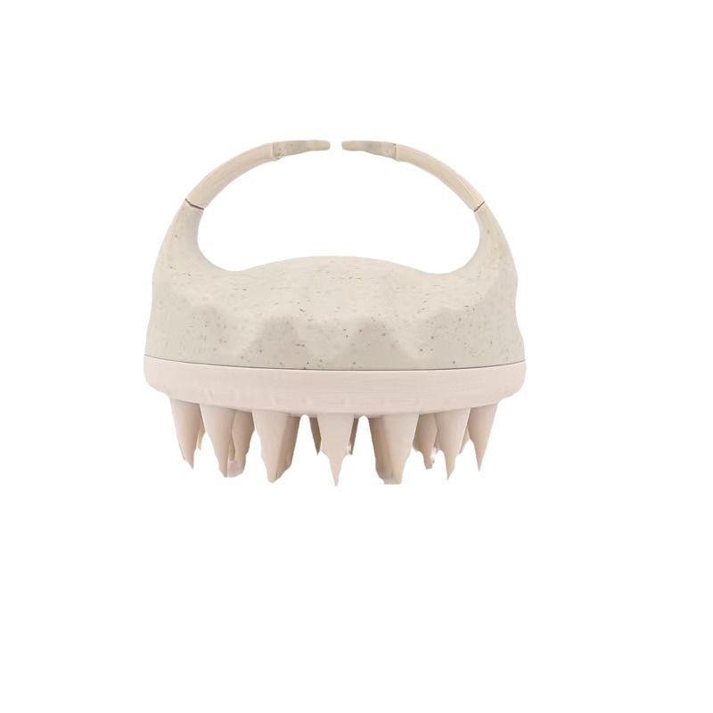 New wheat straw shampoo brush handle thickened Anti-fall bath massage brush fresh maintenance degradable hair care