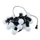 Outdoor camping atmosphere light solar G50 bulb light string outdoor waterproof canopy tent courtyard decoration wholesale