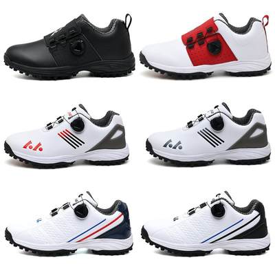 Cross-border Golf Shoes Men's Lawn Sneakers Swivel Buckle Sneakers Non-slip Men's Shoes Comfortable and Strong Grip