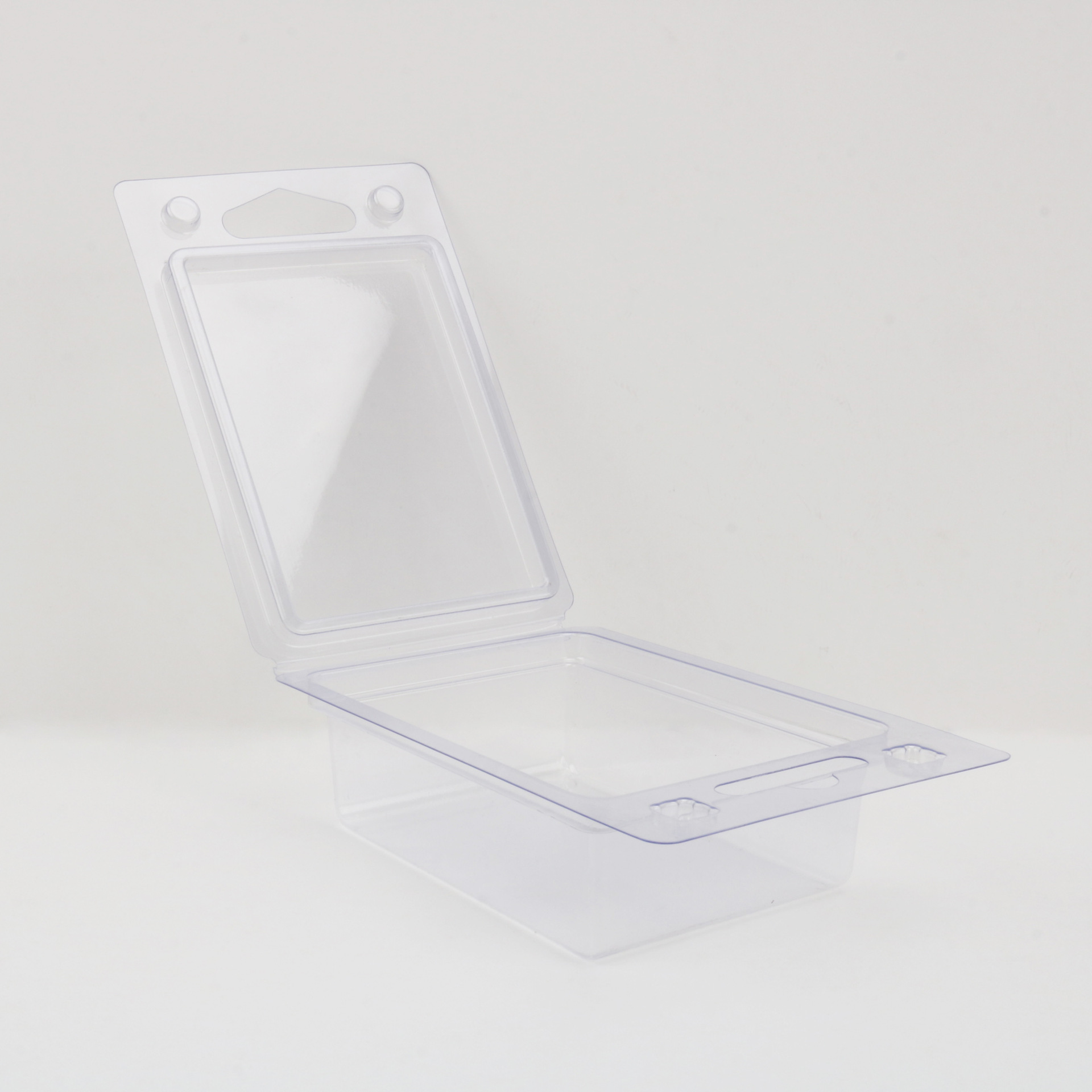 Transparent packaging electronic hardware cosmetics toy spot plastic pet transparent box folded blister PVC blister box
