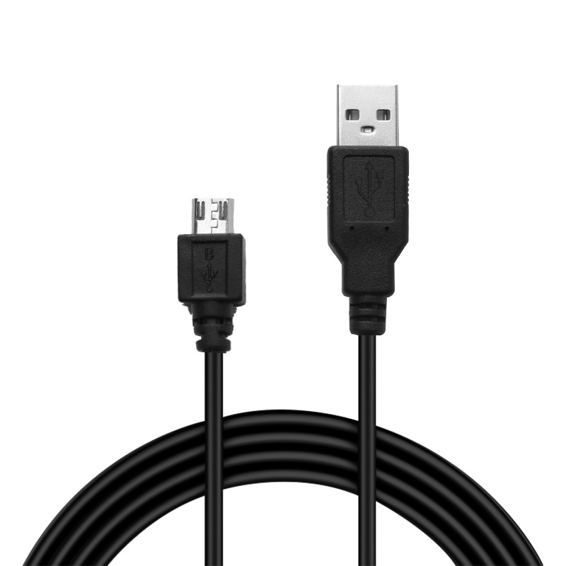PS4 handle charging line USB data line micro5p charging line 1.5m black anti-original white tie wire