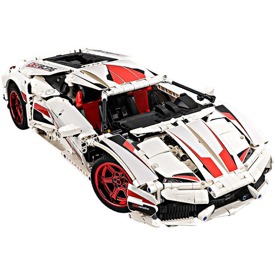 Double Eagle Remote Control Car Compatible with Lego Adult Large Building Blocks Assembled Boys Educational Sports Car Toy Birthday Gift