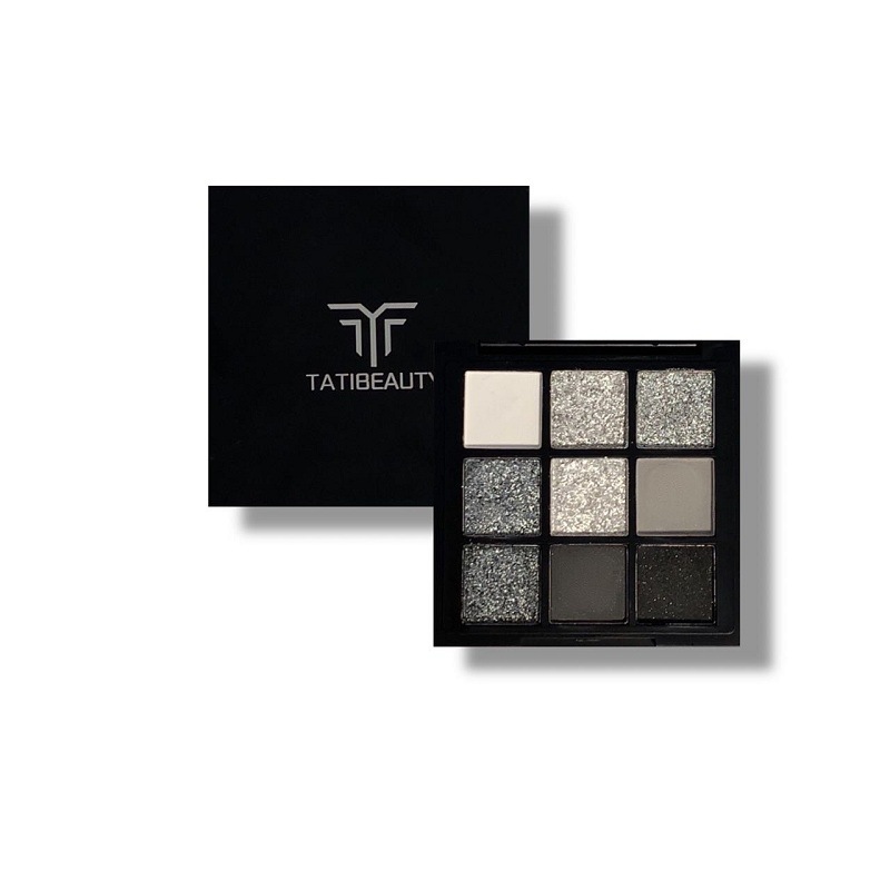 DIKALU Black Swan nine-color eyeshadow plate smoky makeup dark punk pearlescent matte metal European and American nine-color eyeshadow