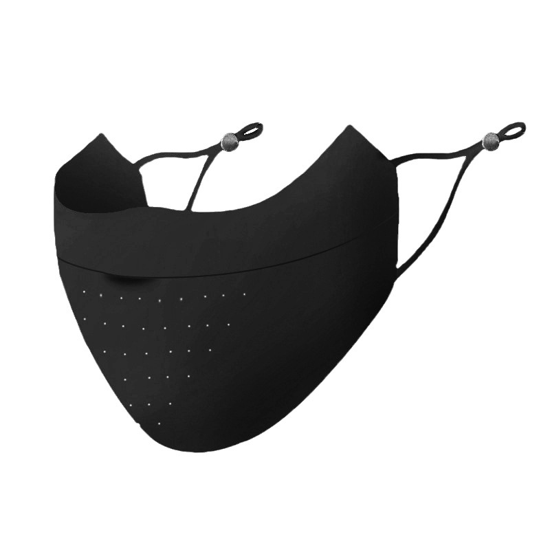 Summer Traceless Sunscreen Mask Women's Eye Corner Mesh Breathable Ice Silk Mask Outdoor UV Protection Sunshade Face Mask