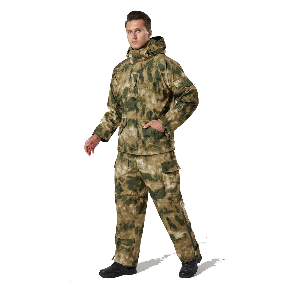 Windproof Waterproof Warm Full Stitching Adhesive G8 Jacket Suit Outdoor Camouflage Three-in-One Jacket Suit
