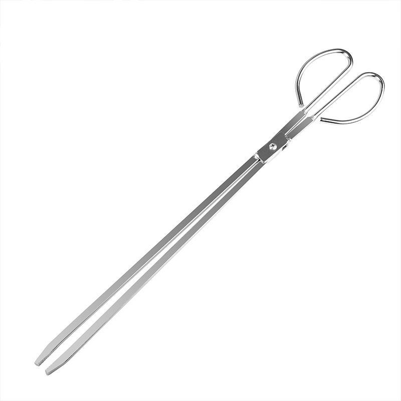 Stainless steel fire tongs pick-up garbage clip picker household sanitary tongs sanitation old-fashioned long handle lengthened carbon clip