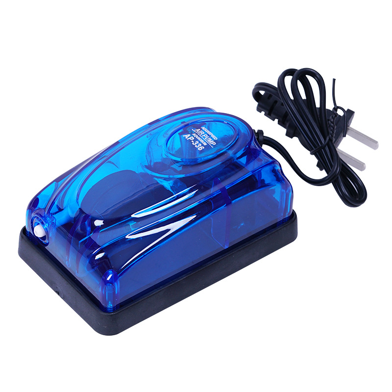 Oxygen pump mute fish culture oxygen pump fish tank aerator oxygen machine small household plus oxygen pump sand head