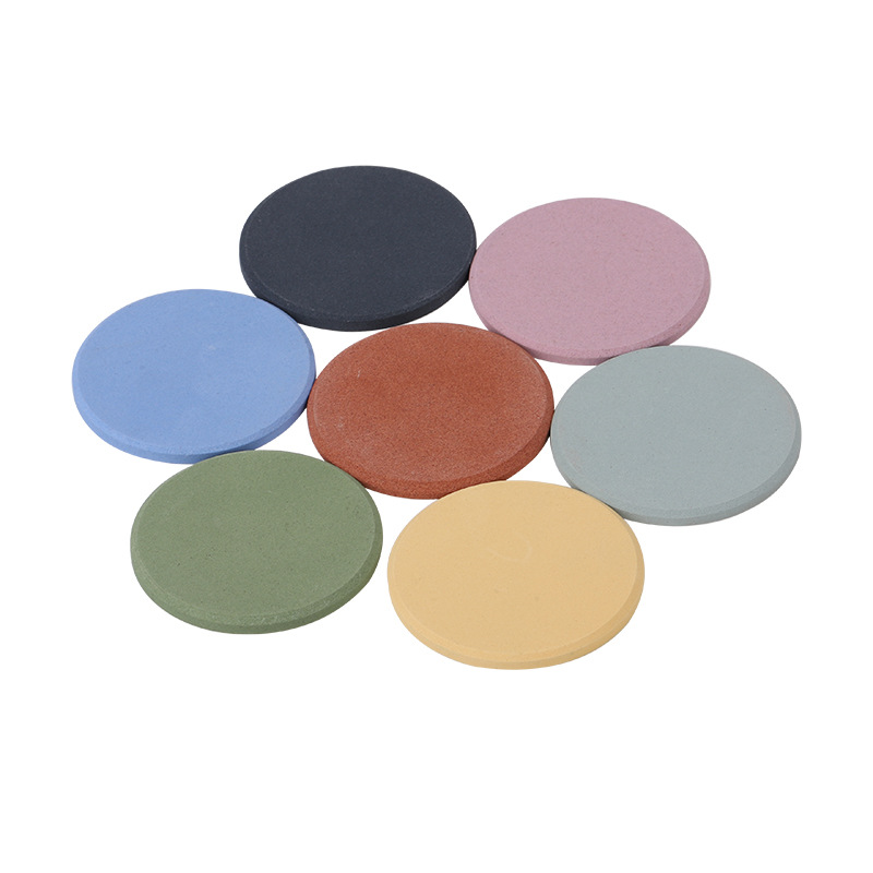 Factory wholesale roller sharpening stone piece White corundum oilstone small wafer household kitchen roller sharpening stone grinding head