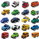 Ferris wheel alloy car back Force simulation mini car model ornaments engineering display stand children's toys wholesale