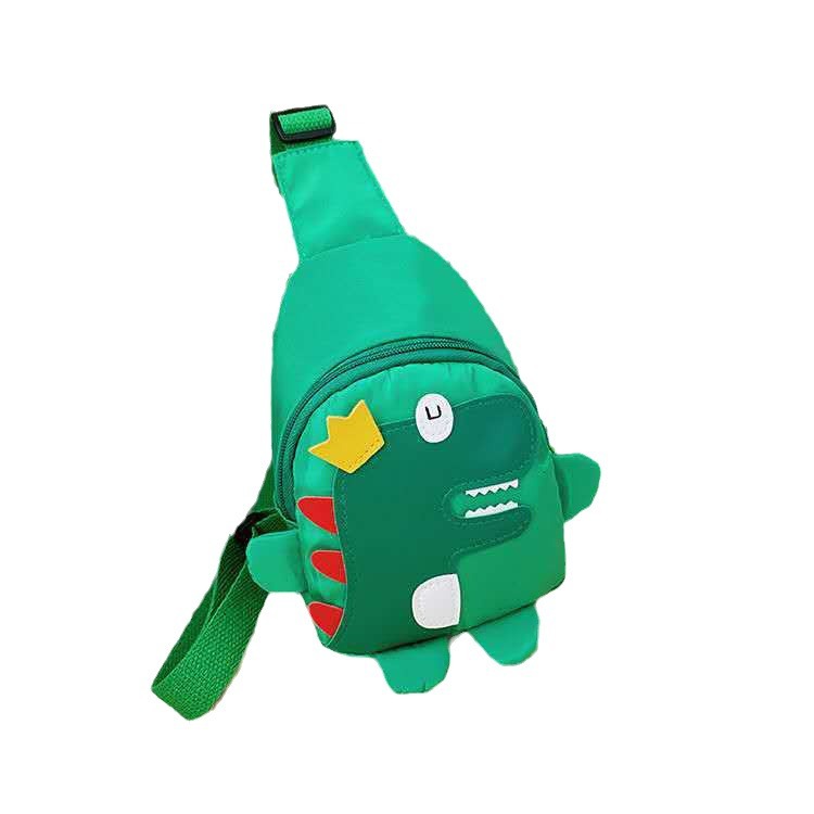 Cartoon children's bag dinosaur children's chest bag cute girl backpack boy baby diagonal bag in stock wholesale