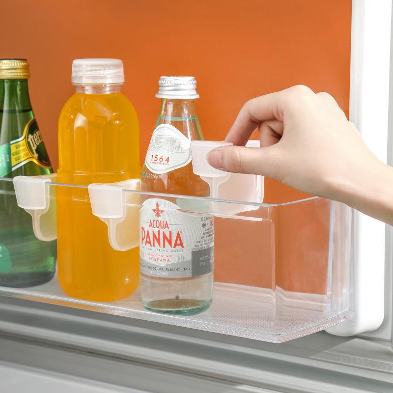 Refrigerator partition clip household storage partition buckle adjustable refrigerator partition multifunctional partition board