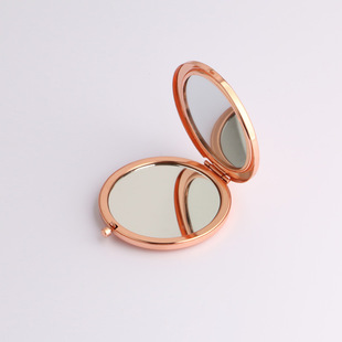 Factory direct supply metal makeup mirror solid mirror base can be engraved logo can also be DIY pattern gift mirror