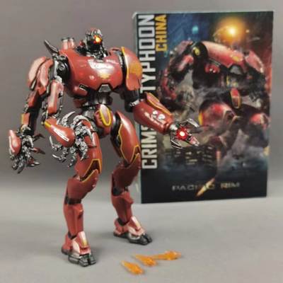 NECA Pacific Rim 2 Chinese Mech storm red double knife dangerous vagrant Eureka hand-made model