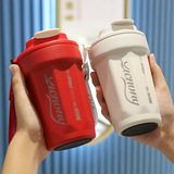 Coffee Cup 316 Stainless Steel Thermos Outdoor High Color Value Male and Female Students Car Water Cup Gift Cup Customization
