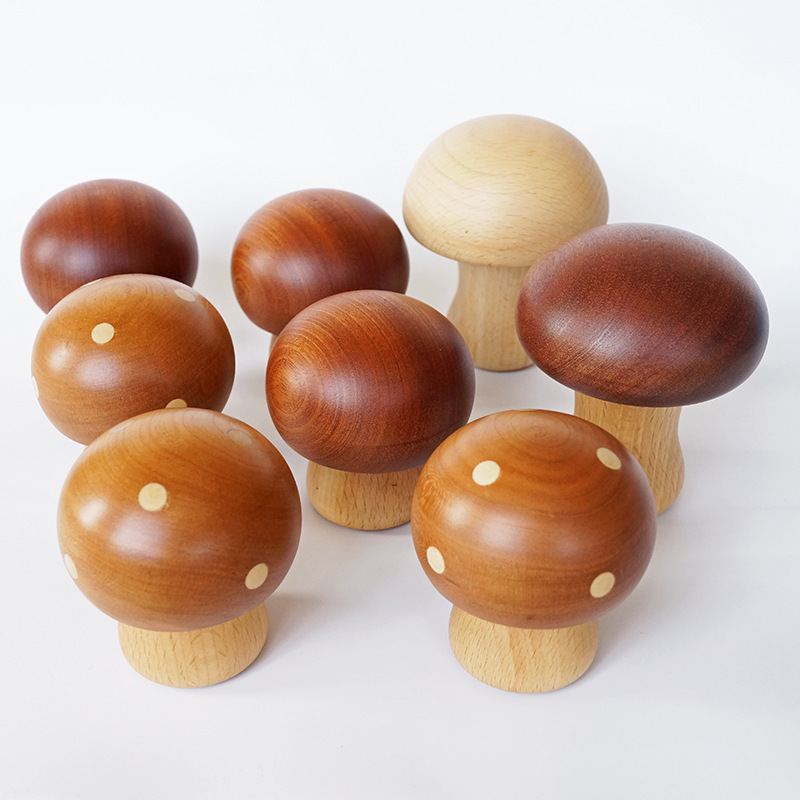 木製オルゴール置物回転可能キノコオルゴール手作り女の子誕生日プレゼント子供木製おもちゃ|undefined