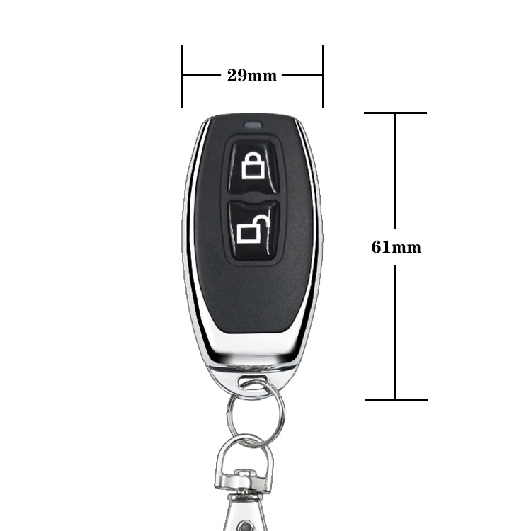 Waterproof metal pepper 2 button wireless remote control electric door remote control rolling door 433 wireless remote control