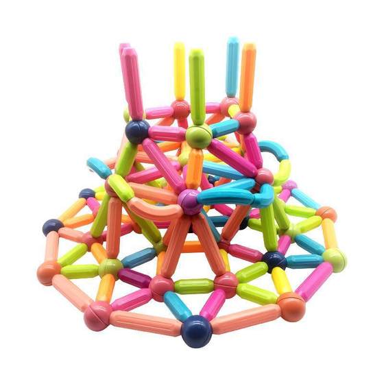 Strong magnetic large magnetic stick children's educational early education toys for boys and girls baby cross-border magnetic stick building blocks wholesale