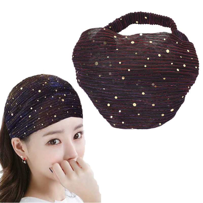 Korean white hair with braided headband face wash retro wide-brimmed hair pressure headband headband hair accessories wholesale