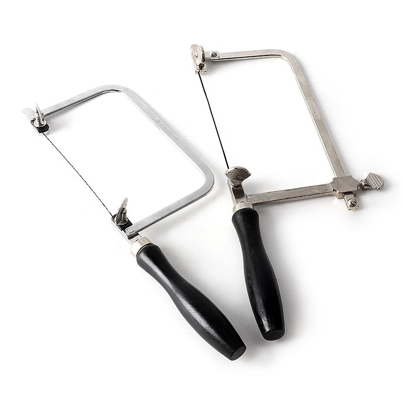 Handmade mini jewelry jig saw U-shaped saw saw bow small hand saw woodworking pull saw wire saw DIY model saw
