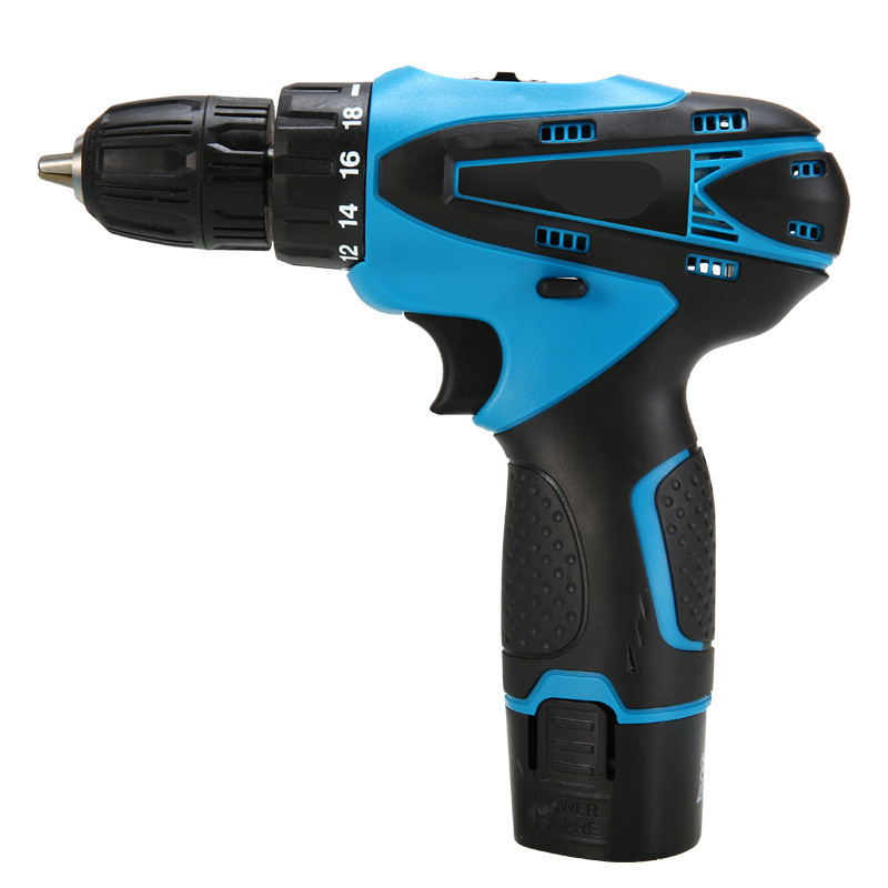 Cross-border new rechargeable drill lithium electric drill 36VF electric screwdriver driver driver machine electric tool hand electric drill package