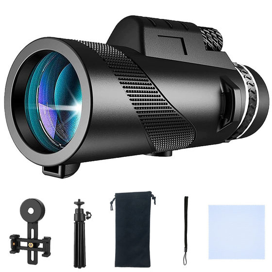 SOURCE Factory 10x42 monocular mobile phone telescope large diameter 80x100 high power HD Outdoor low light night vision