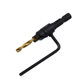 Woodworking countersunk twist drill hexagonal shank hole opener set screw cap countersunk hole drill Chamfering drilling integrated drill bit