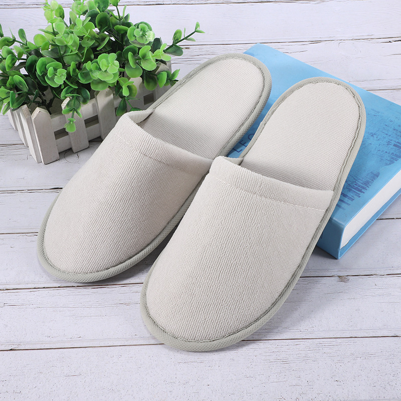 in stock Supply Disposable True Beauty Cloth Slippers Hotel B & B Beauty Salon XPE Thickened Anti-Slip Bottom Wholesale