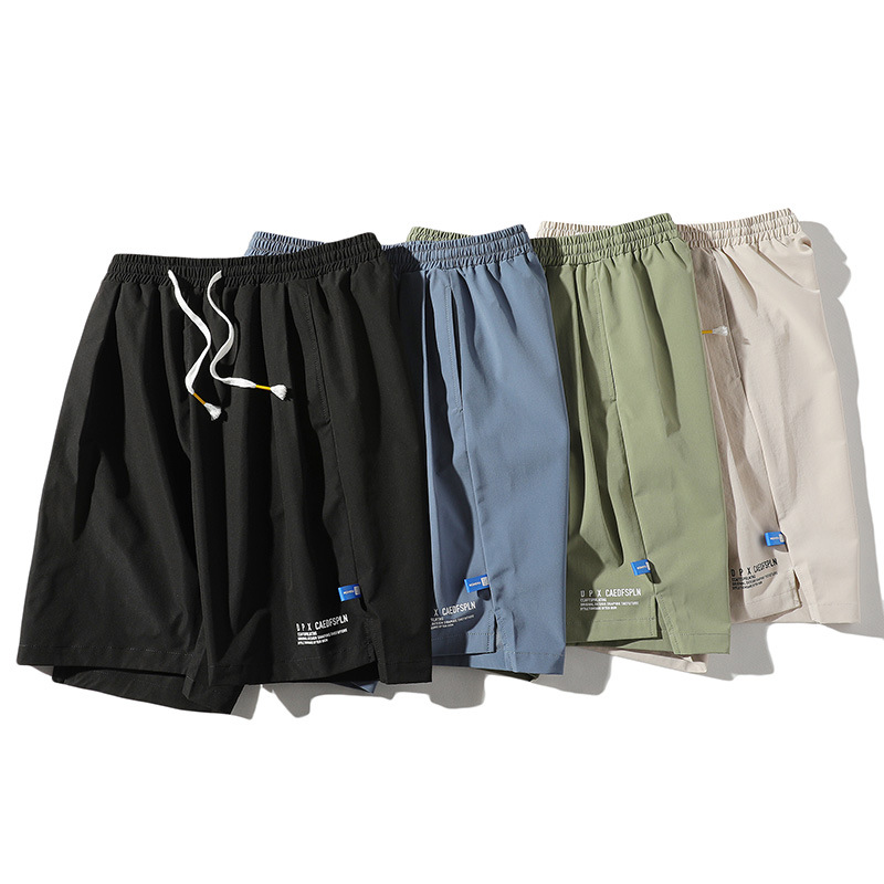 Sports shorts men's summer thin loose casual fashion brand Ice Silk quick-drying shorts student versatile beach pajama pants