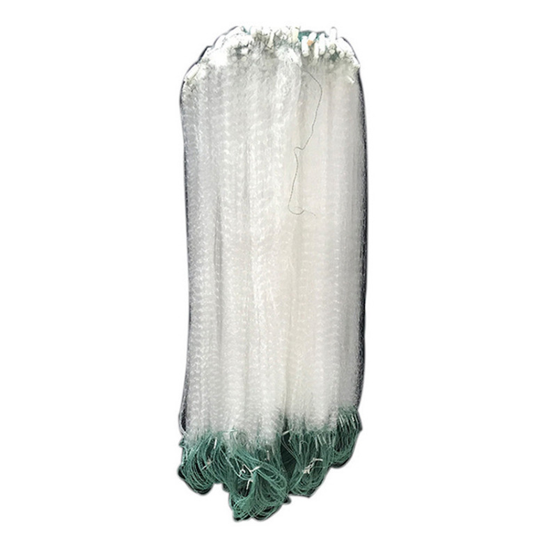 Source factory goods sticky net fishing net three-layer fishing net sticky net wire mesh single-layer hanging fishing net fishing appliance