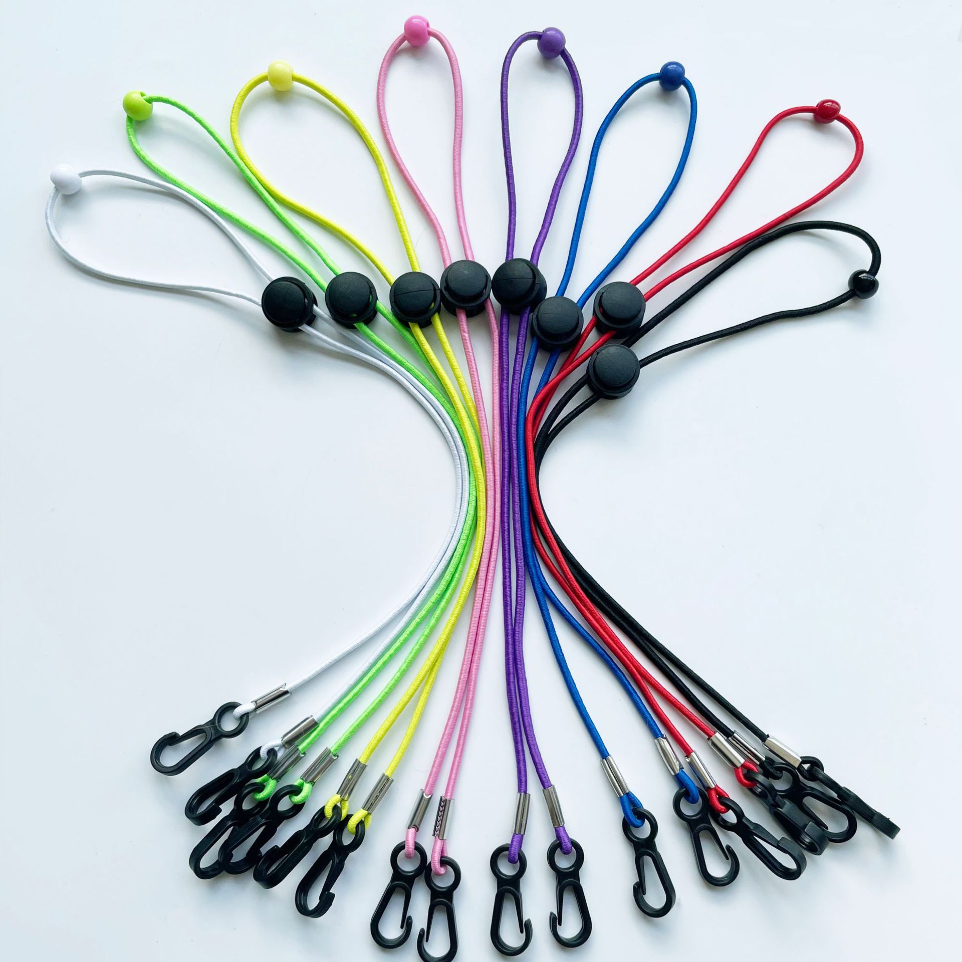 Mask Lanyard Elastic Hood Rope Adjustable Windproof Rope Mask Hook Neck Lanyard Extension Rope